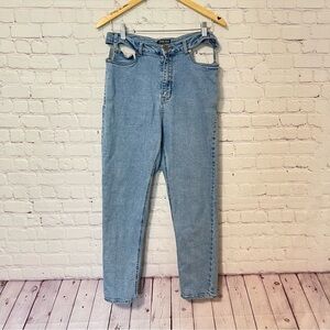 Fashion Nova Cut Out Highwaisted Skinny Jeans Sz11 Juniors/10 regular